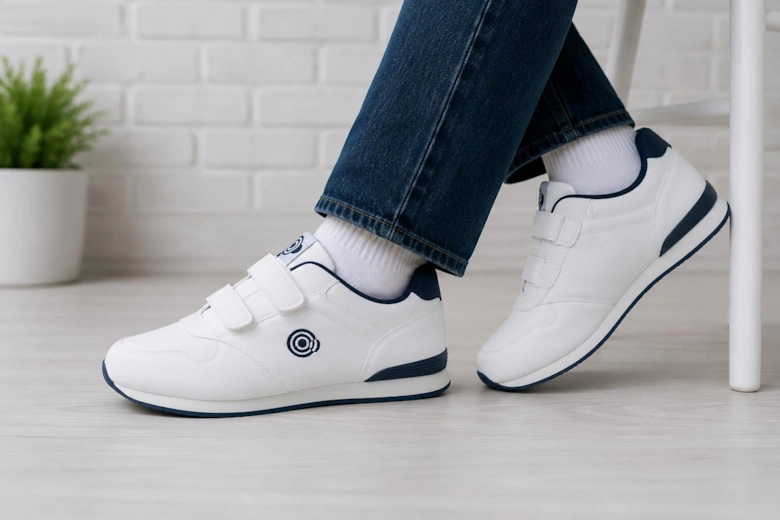 AXIS Mens Shoes White/Navy