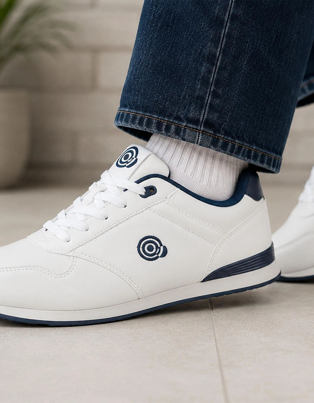 ANCHOR Mens Shoes White/Navy