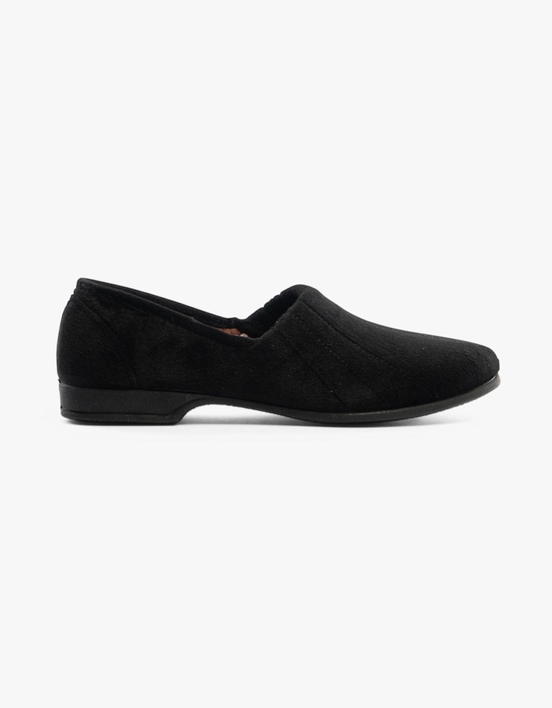 GBS AUDREY Womens Full Slipper Black