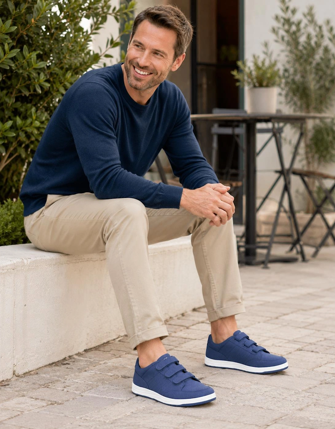 DEK DAVID Mens Casual Shoes Blue