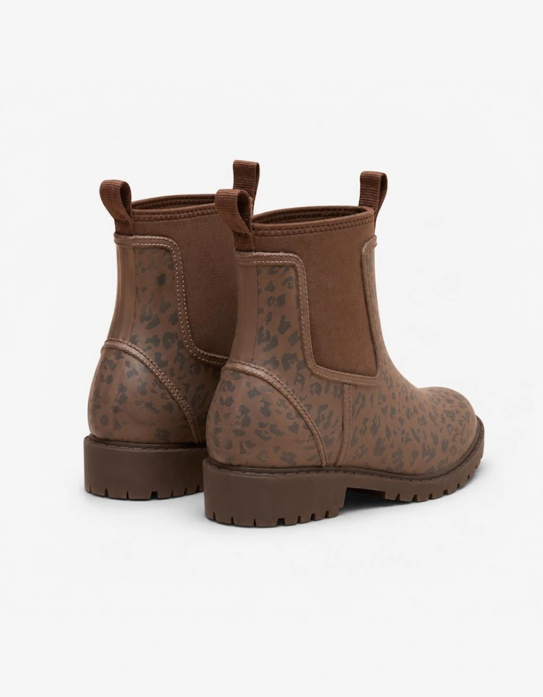 Joules OAKFIELD Womens Chelsea Boots Leopard
