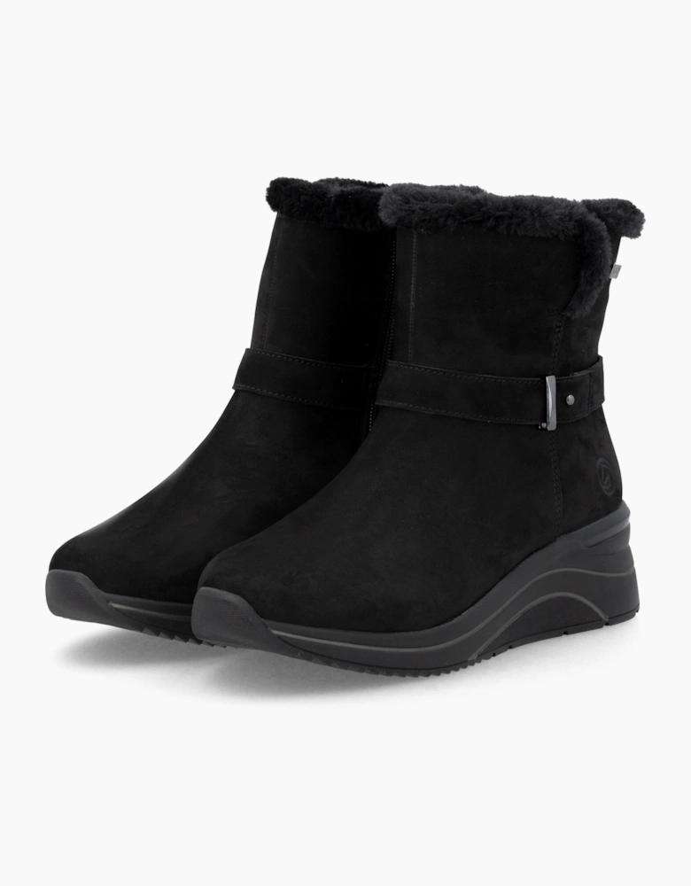 Remonte D0T82 Womens Ankle Boots Black