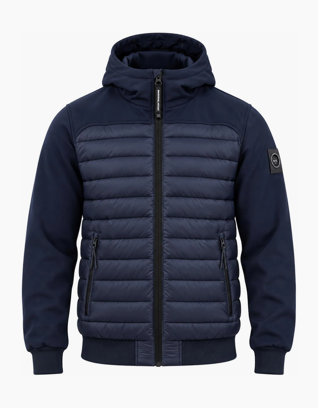 Marshall Artist Avondale Hybrid Jacket Navy