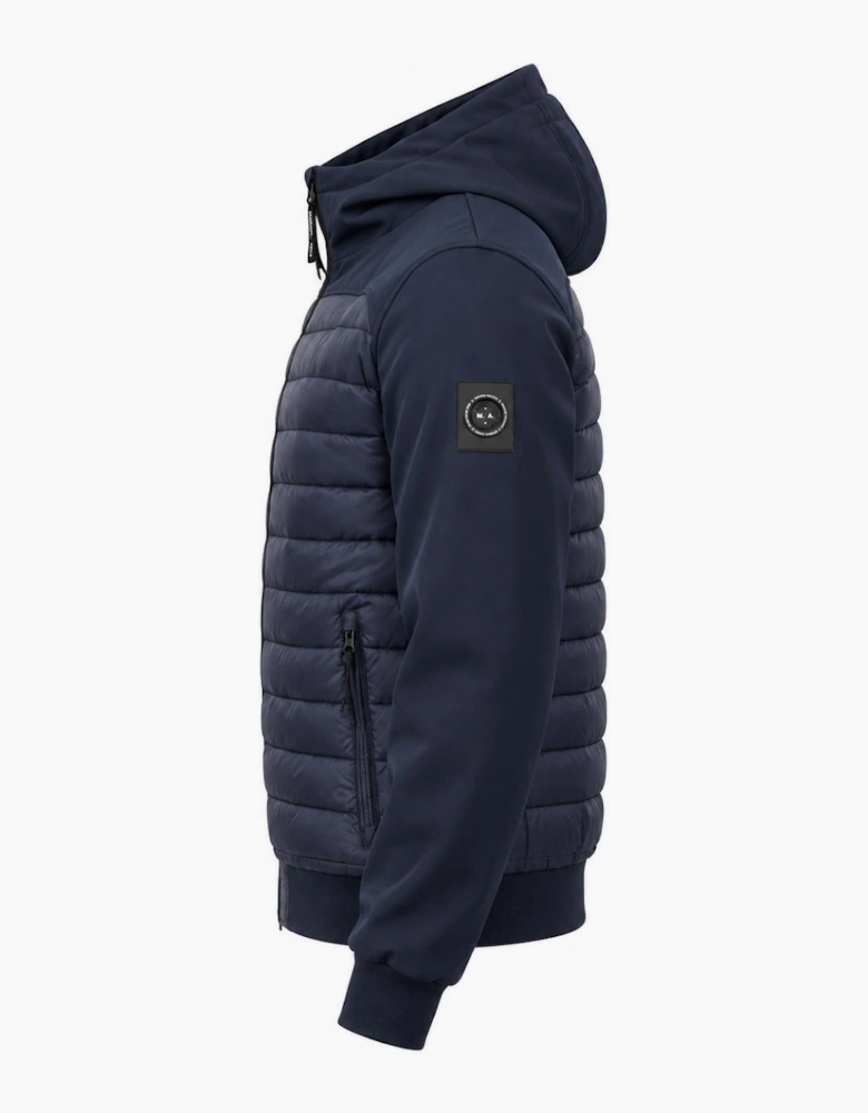 Marshall Artist Avondale Hybrid Jacket Navy