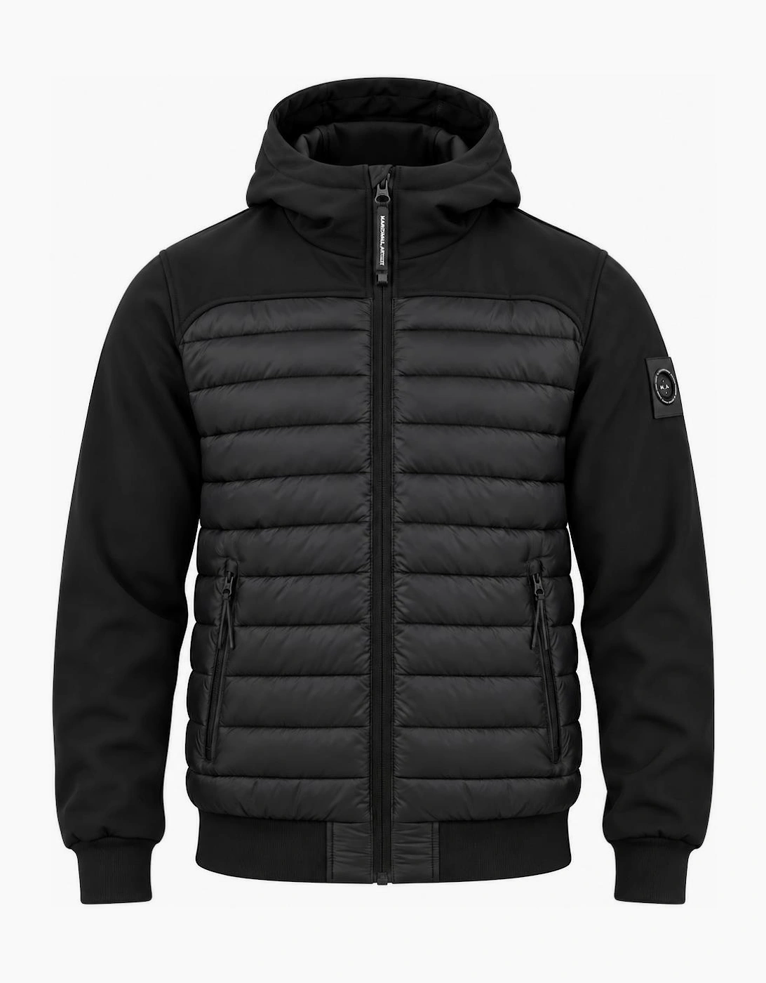 Marshall Artist Avondale Hybrid Jacket Black
