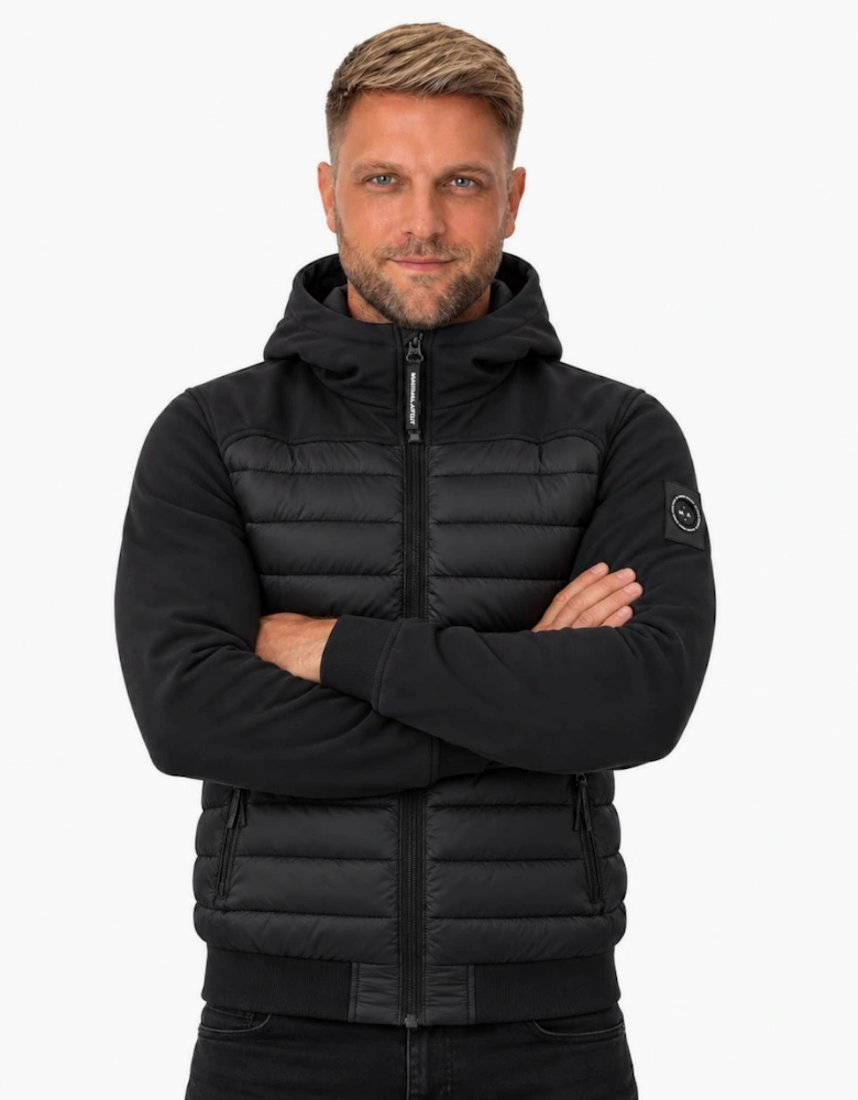 Marshall Artist Avondale Hybrid Jacket Black