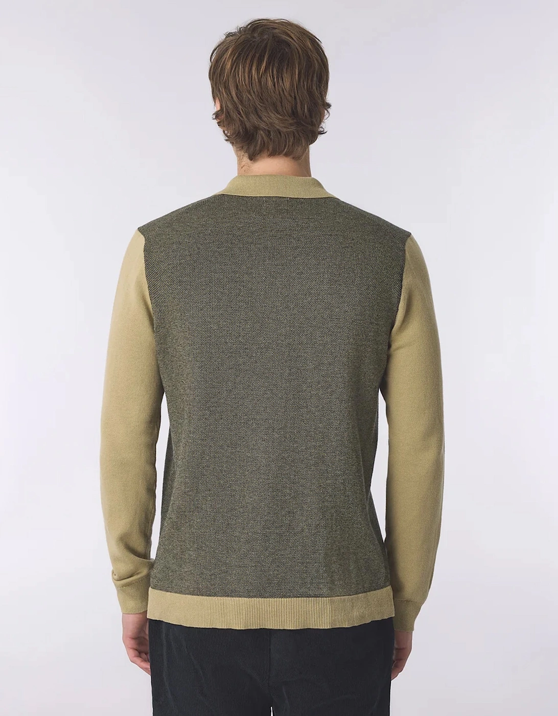 Pretty Green Roxy Long Sleeve Knit Shirt CAMEL