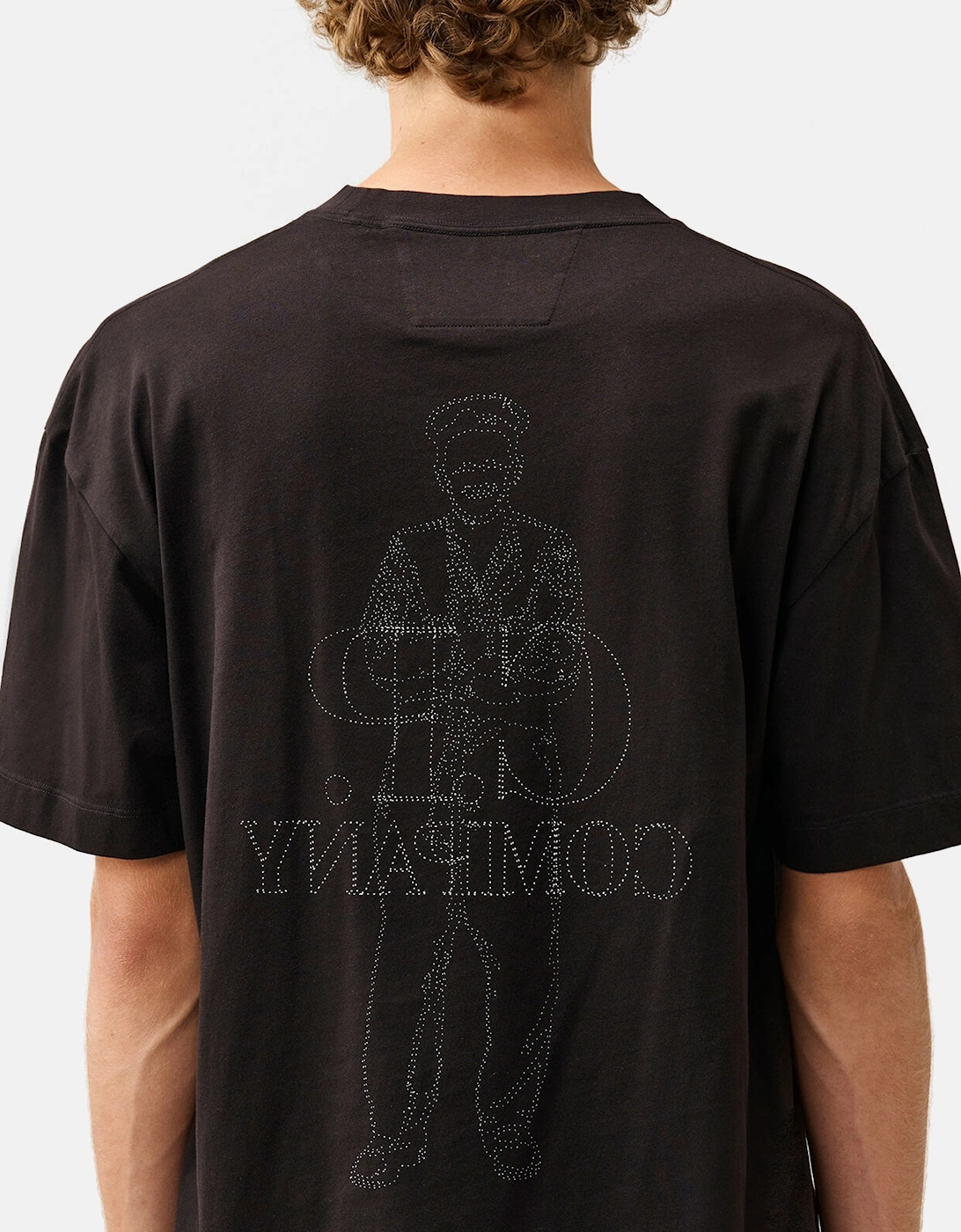 30/1 Sailor Logo T-Shirt Black