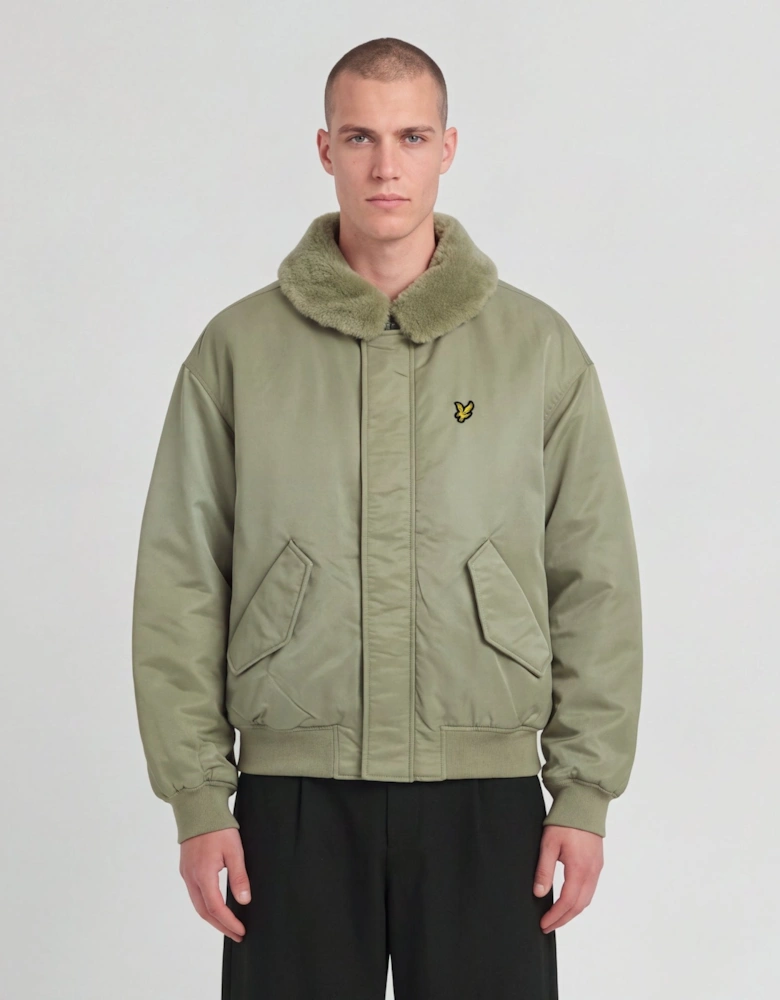 Hooded Aviator Jacket