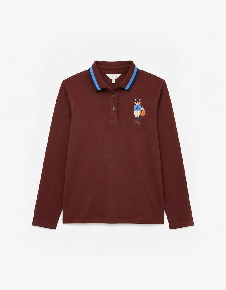 Joules FAIRFIELD JONTY Womens Polos Chocolate Brown
