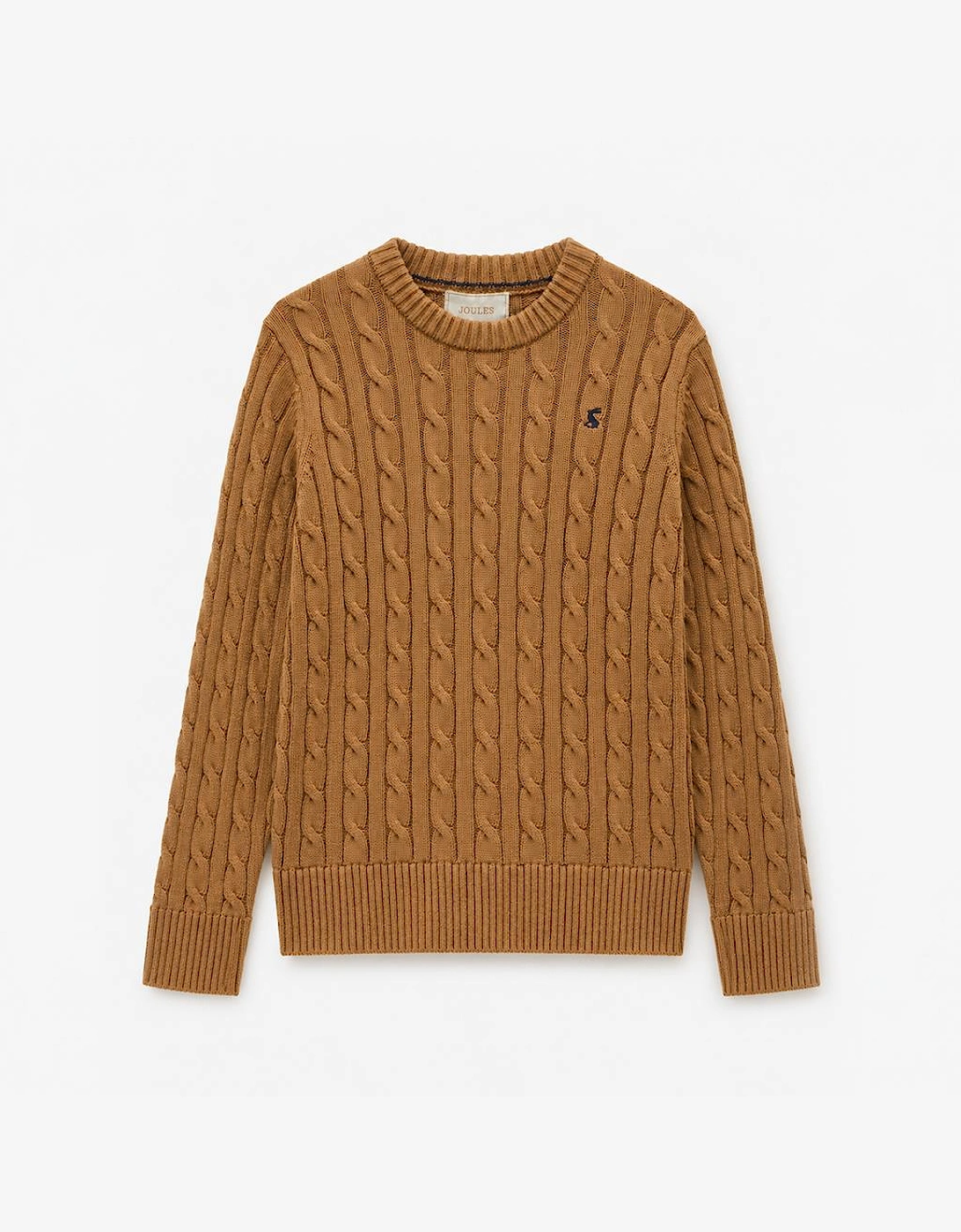 Joules CLASSIC CABLE Womens Jumpers Camel
