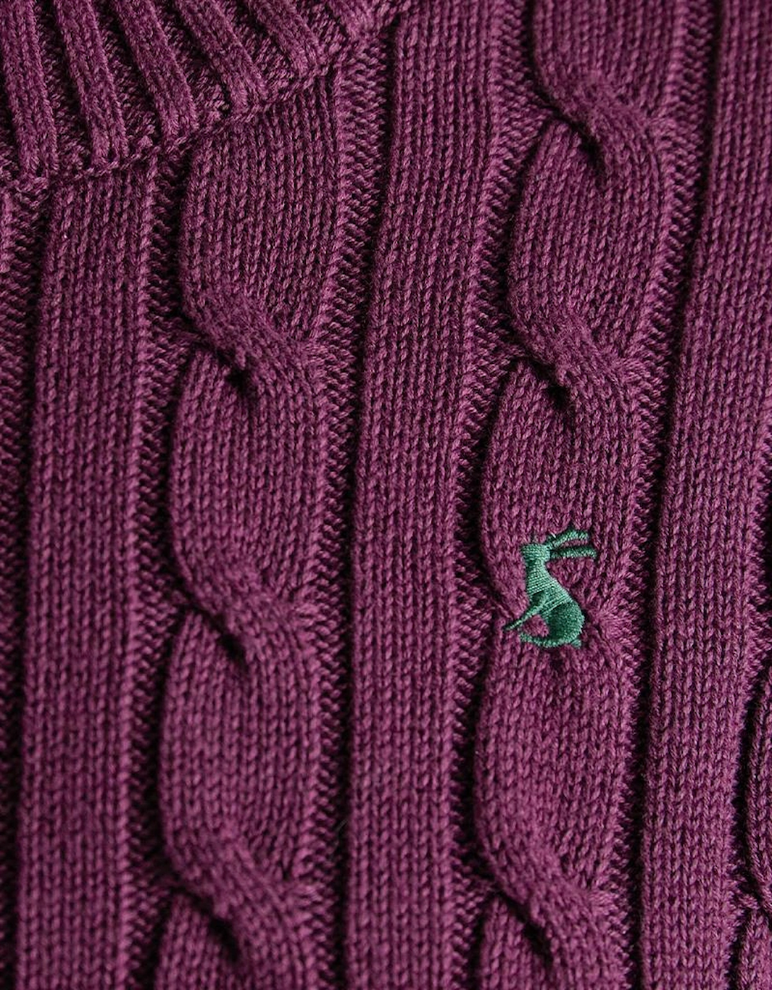 Joules CLASSIC CABLE Womens Sweaters Wine