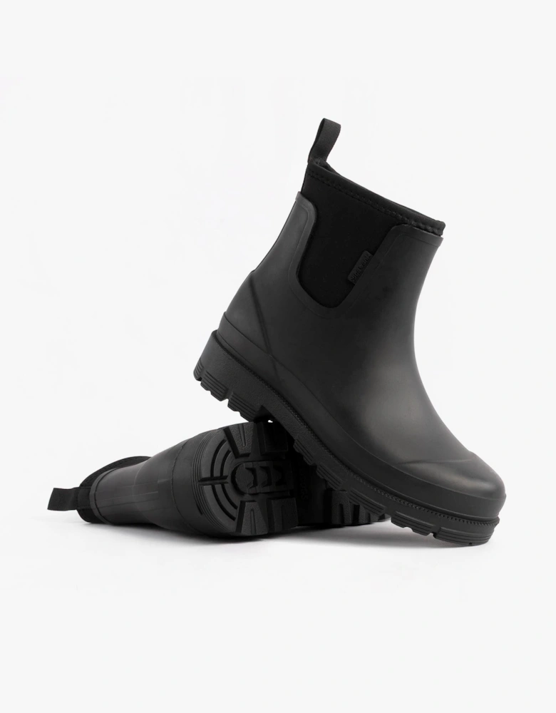 Mud Dogs BROOKE Womens Ankle Neoprene Wellies Black