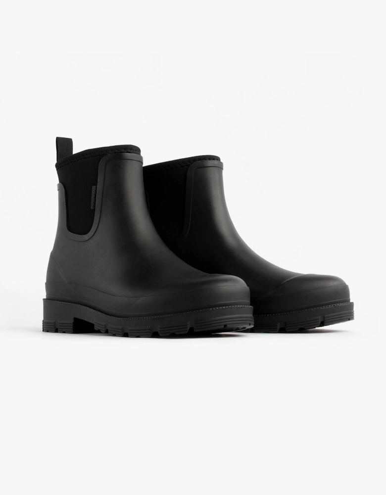 Mud Dogs BROOKE Womens Ankle Neoprene Wellies Black