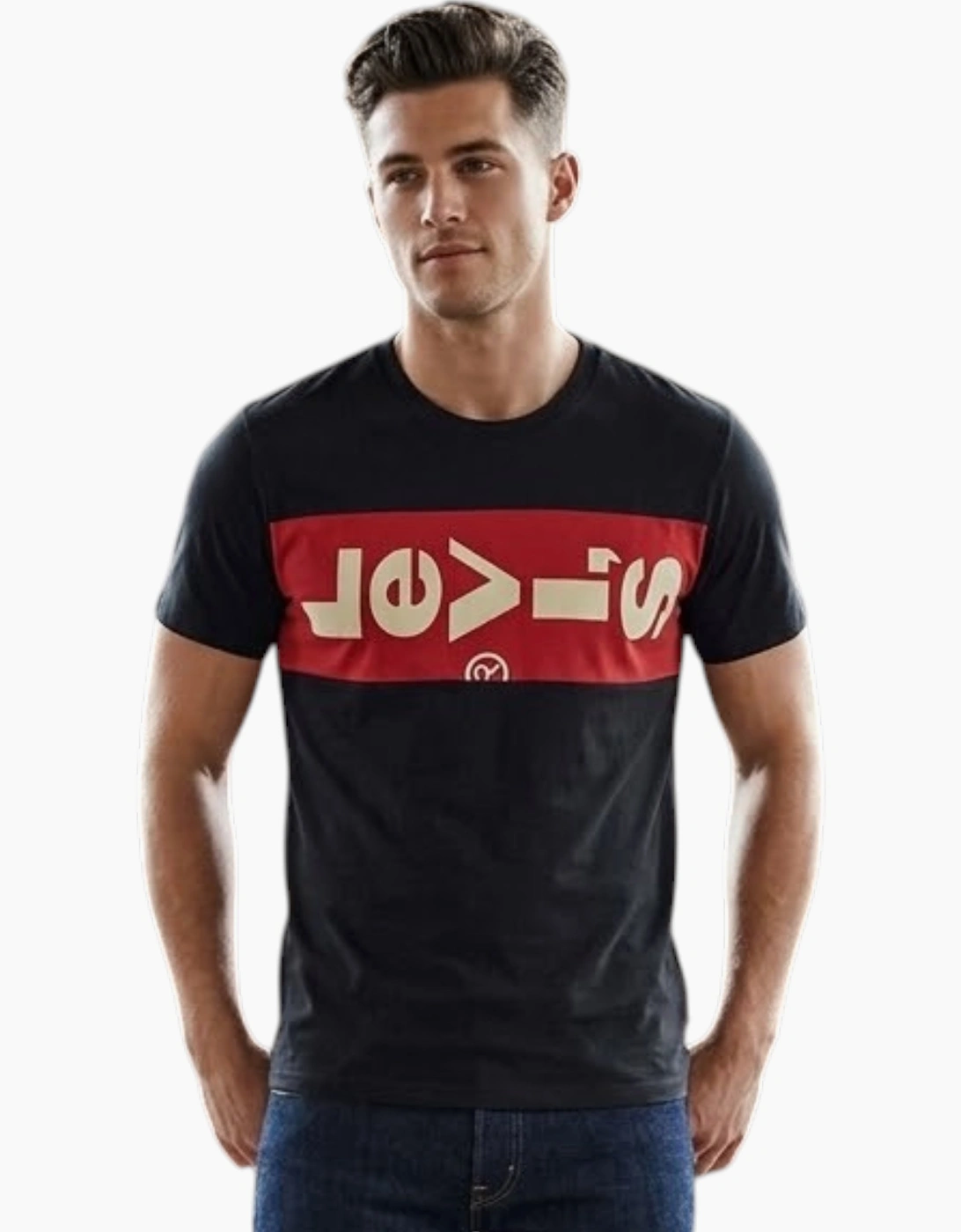 Levi's Men's LEVIS 69846-0003 Mens T-Shirt Short Sleeve Crew Neck Casual Summer Levi Tee - Black - Size: 40