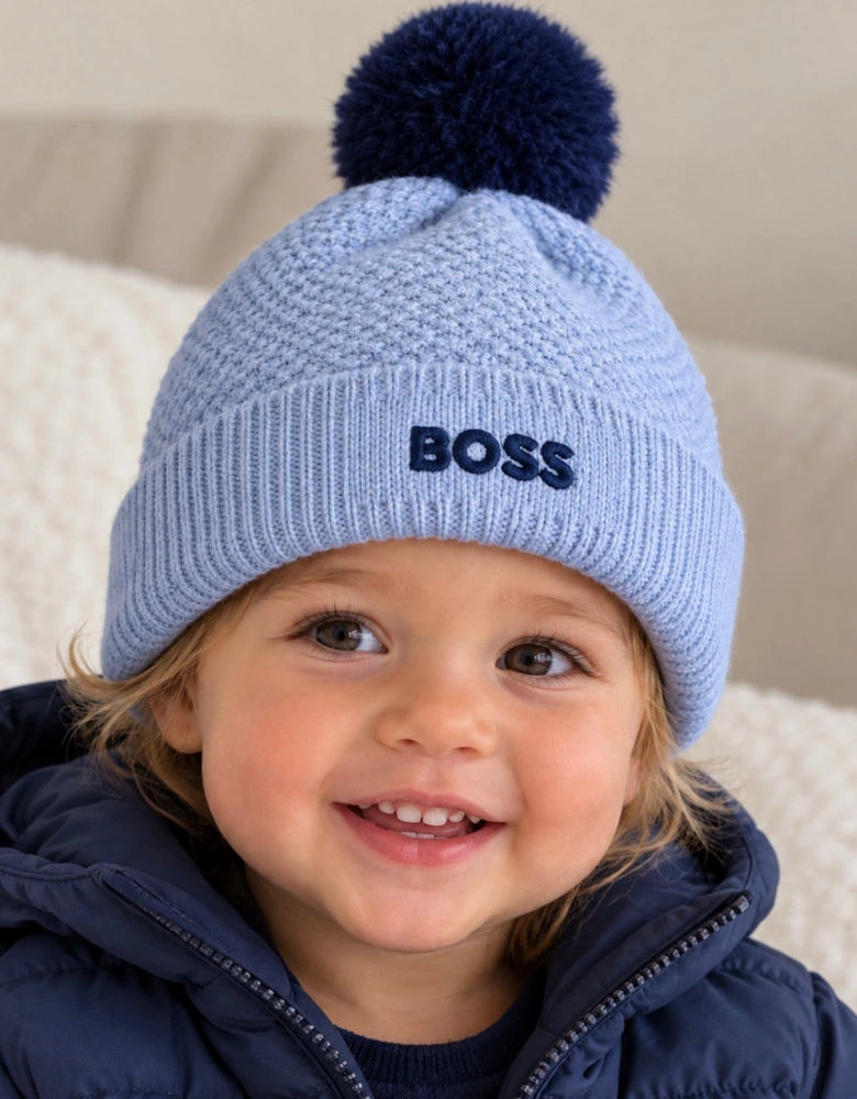 BOSS BABY BOY LAVENDER BLUE HAT J53576