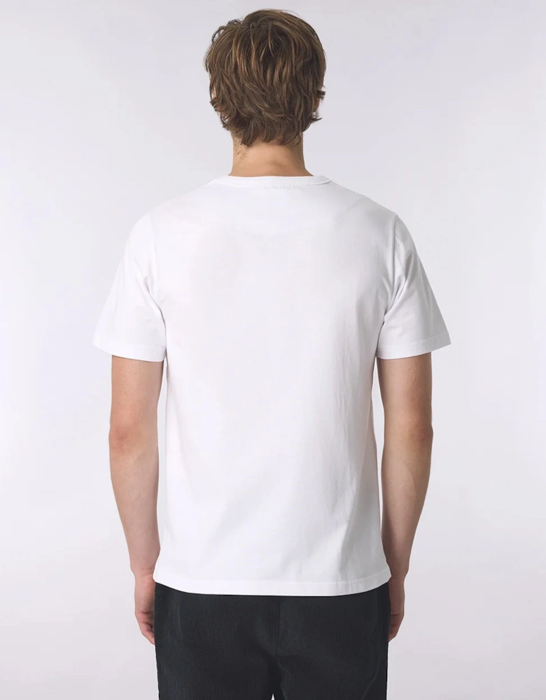 Pretty Green Pulsar Logo T Shirt WHITE