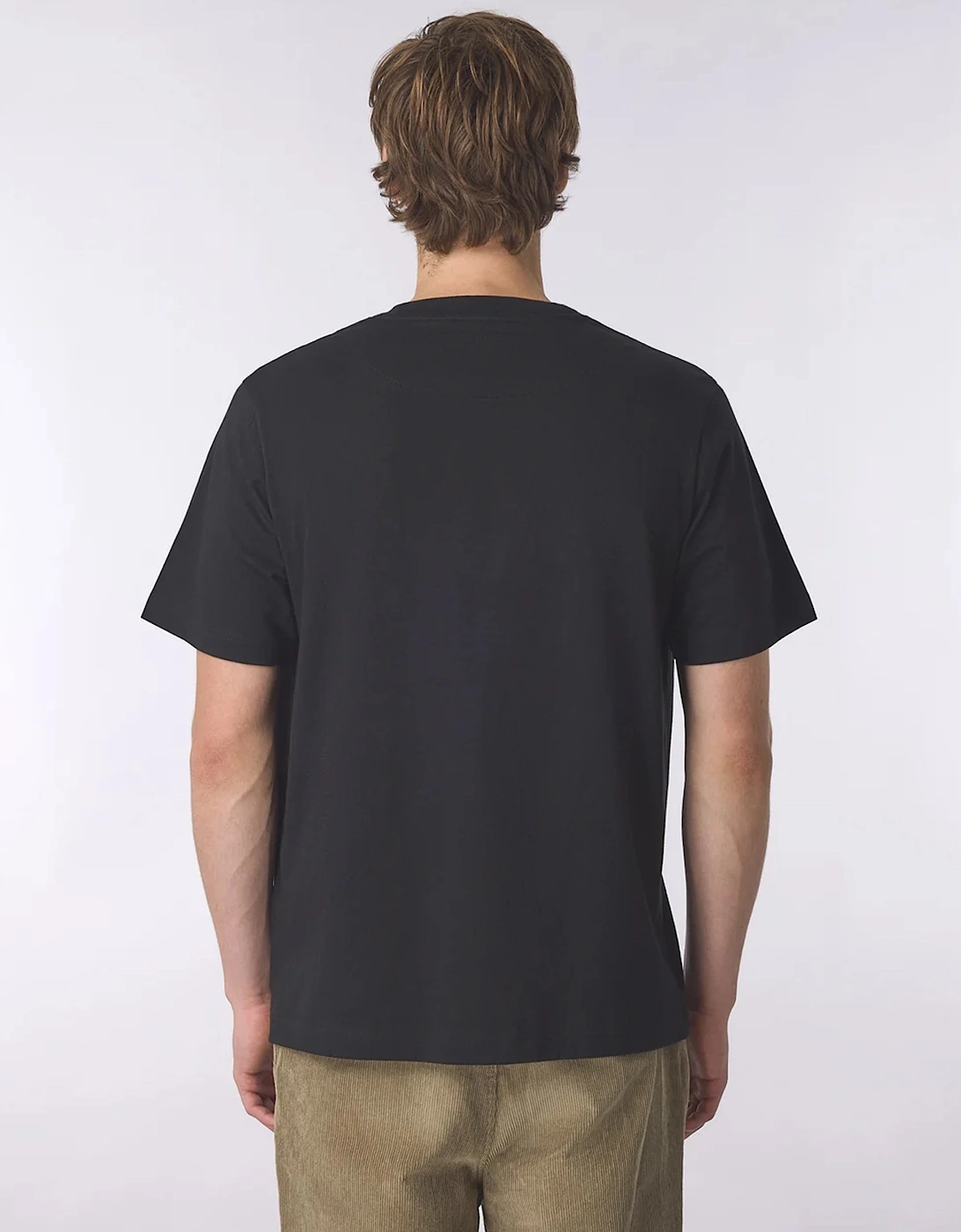 Pretty Green Rave On Box Logo T Shirt BLACK