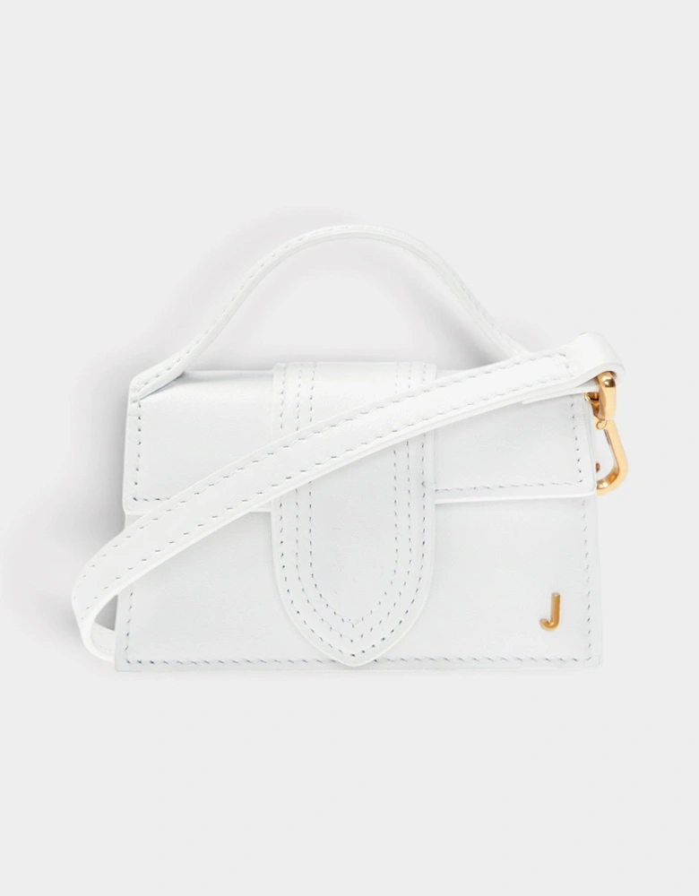 Le Petit Bambino Mini Hand Sized Purse White