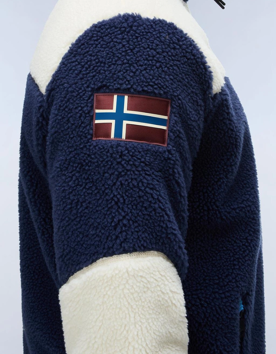 Yupik Full-Zip Navy Colour Block Fleece