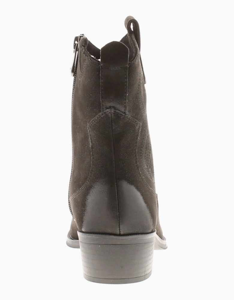 Marco Tozzi Womens Boots Ankle Melanie Zip black UK Size