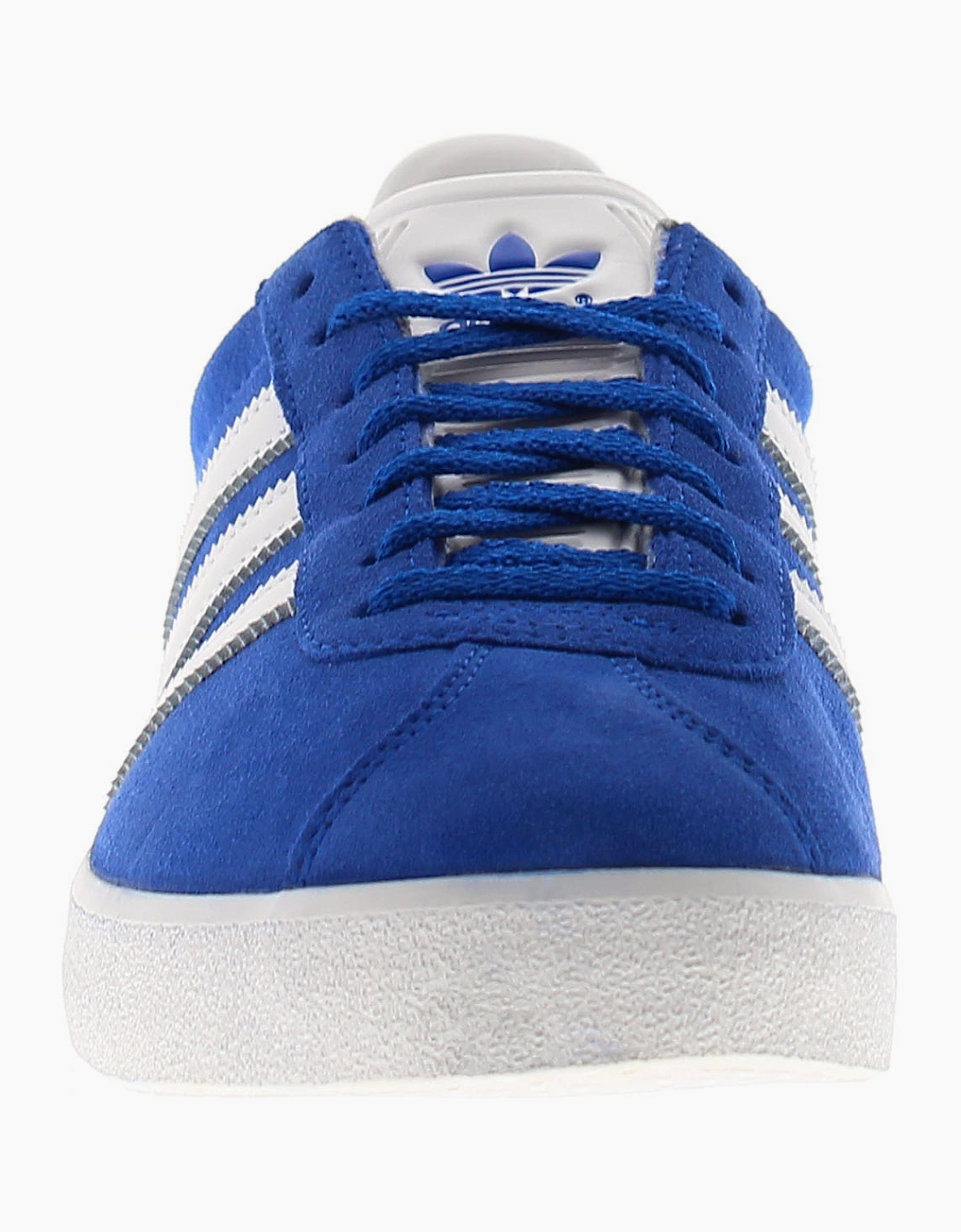Adidas Originals Mens Trainers Gazelle 85 Leather Lace Up royal blue white UK Si