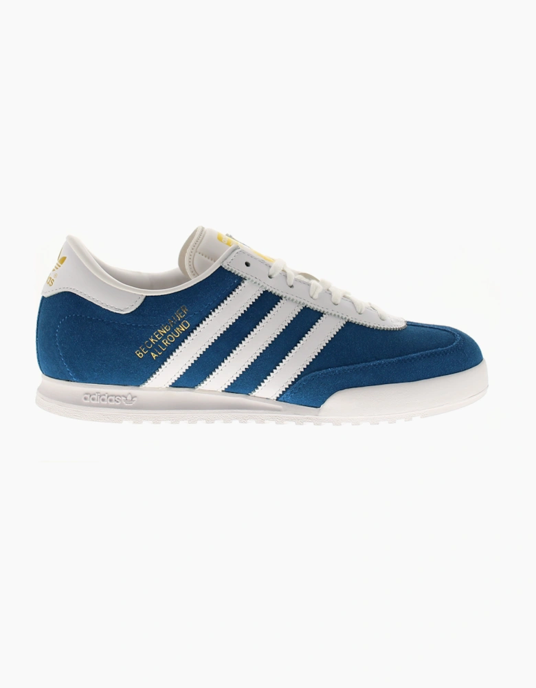 Adidas Originals Mens Trainers Beckenbauer Leather Lace Up bluebird white UK Siz