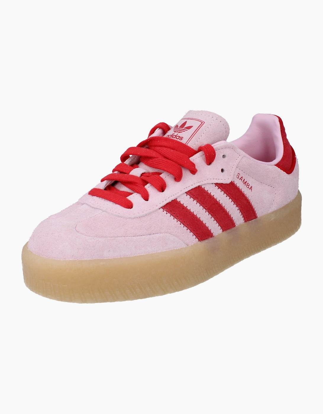 Women's Adidas Originals Sambae Womens Trainers JS4500 - Pink - Size: 7