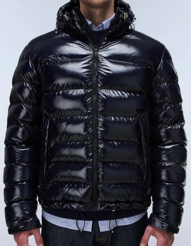 Terez Shine Navy Puffer Jacket