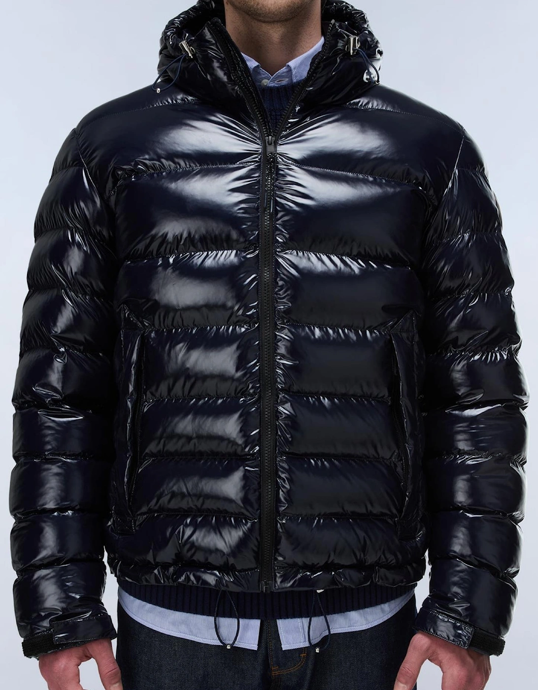 Terez Shine Navy Puffer Jacket
