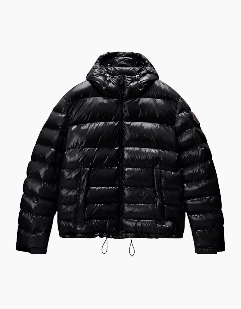 Terez Shine Black Puffer Jacket