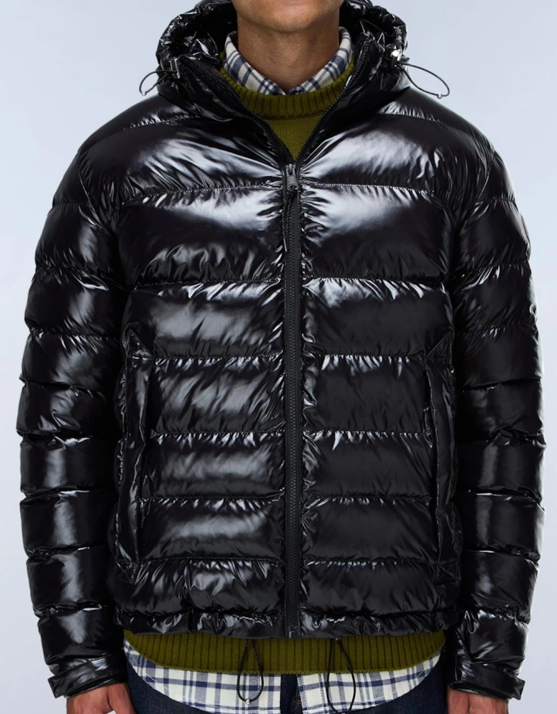 Terez Shine Black Puffer Jacket