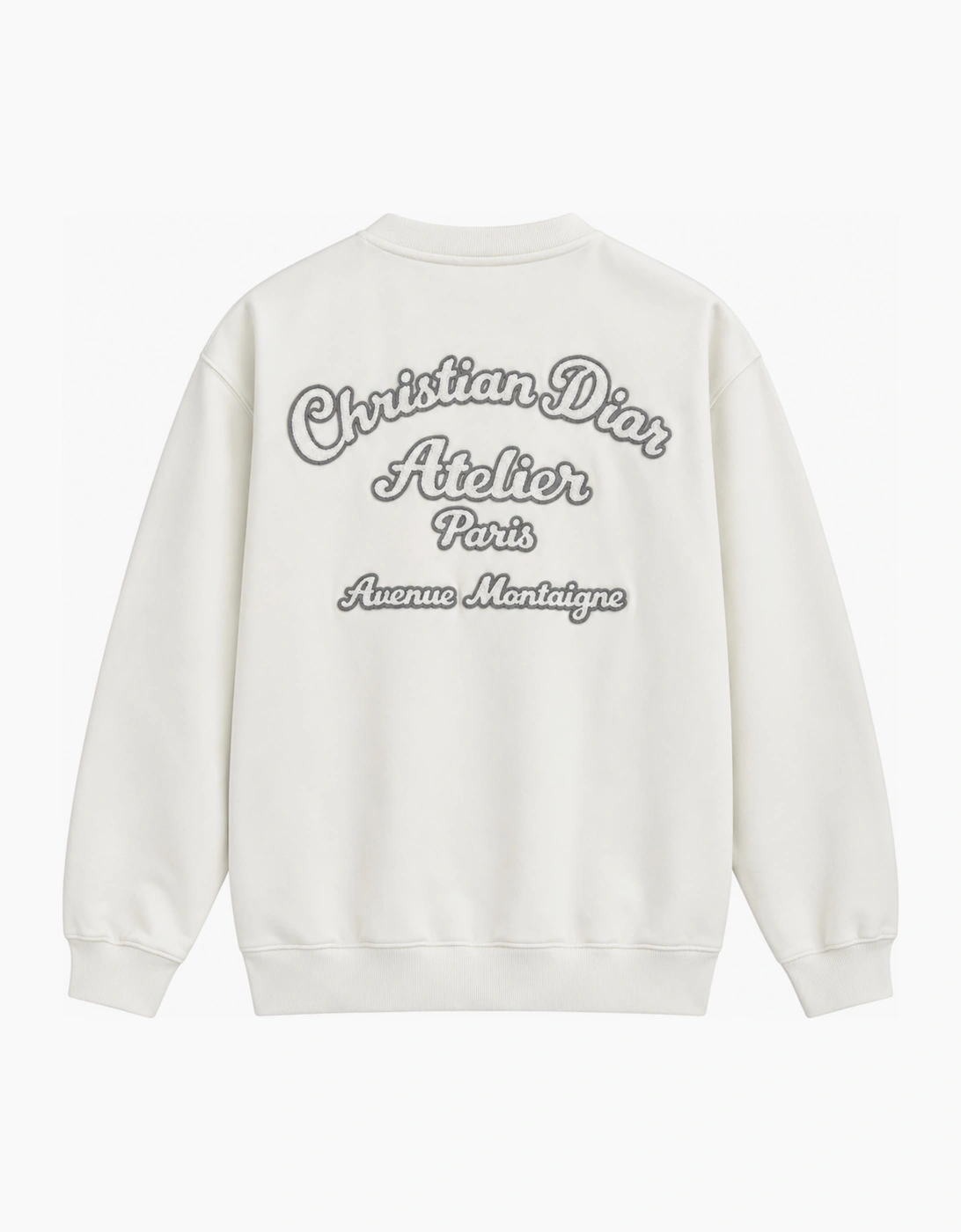 DIOR CHRISTIAN DIOR ATELIER CREWNECK SWEATSHIRT BEIGE