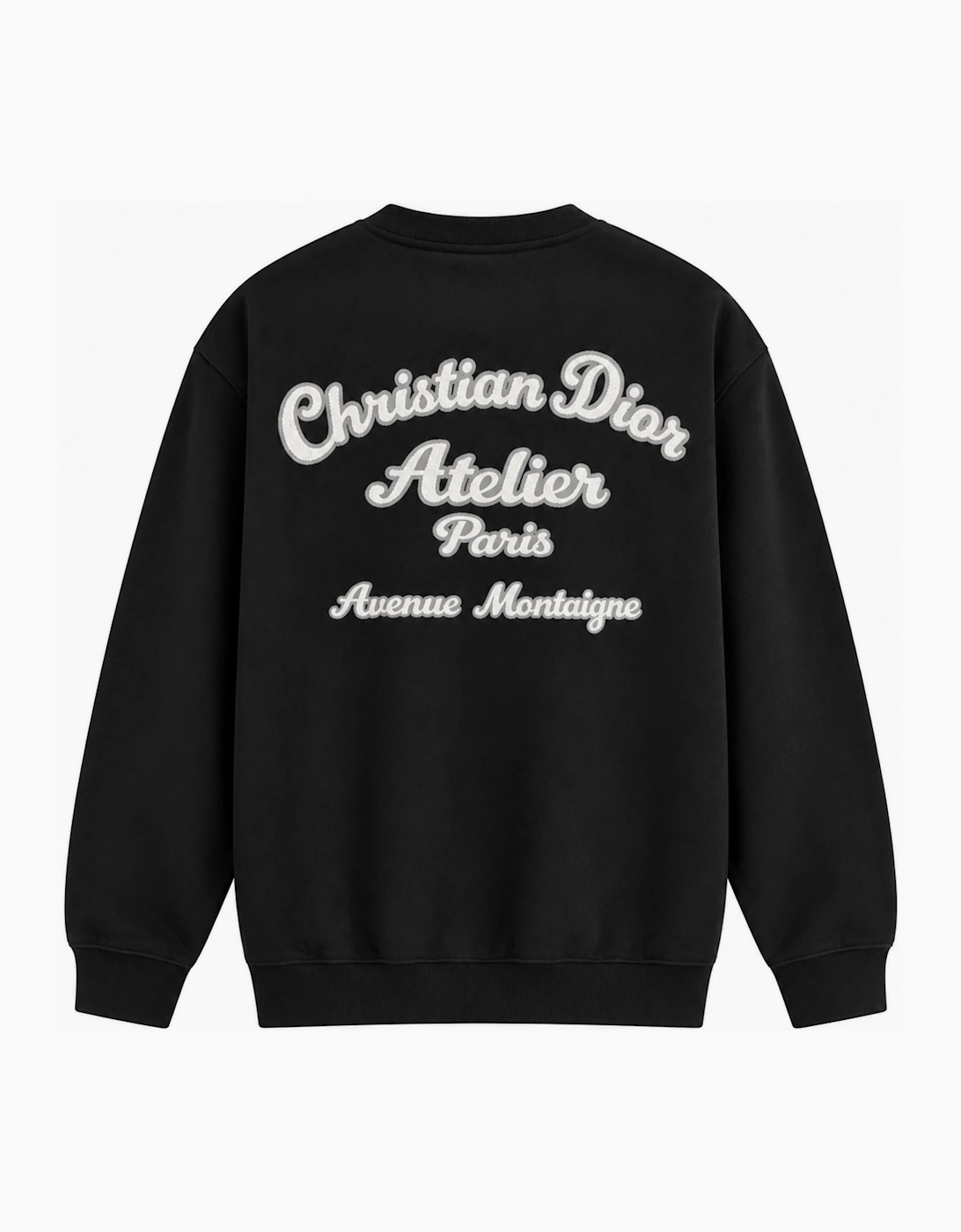 DIOR CHRISTIAN DIOR ATELIER CREWNECK SWEATSHIRT BLACK