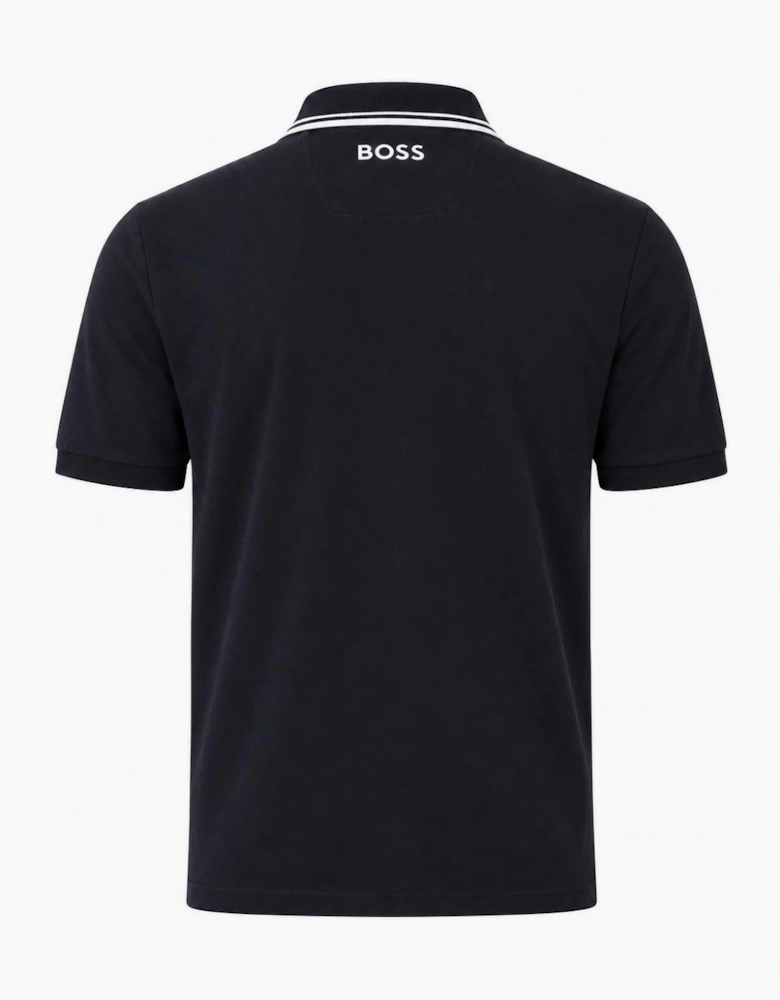 BOSS Paddy Pro Polo Shirt Dark Blue/Grey/White