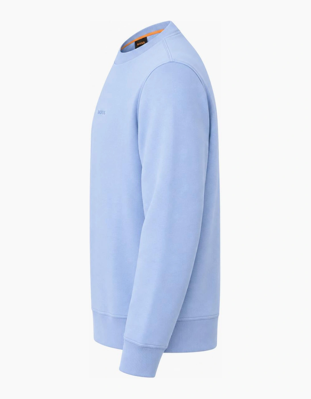 BOSS Relaxed Fit WeSmallcrew Sweatshirt Blue