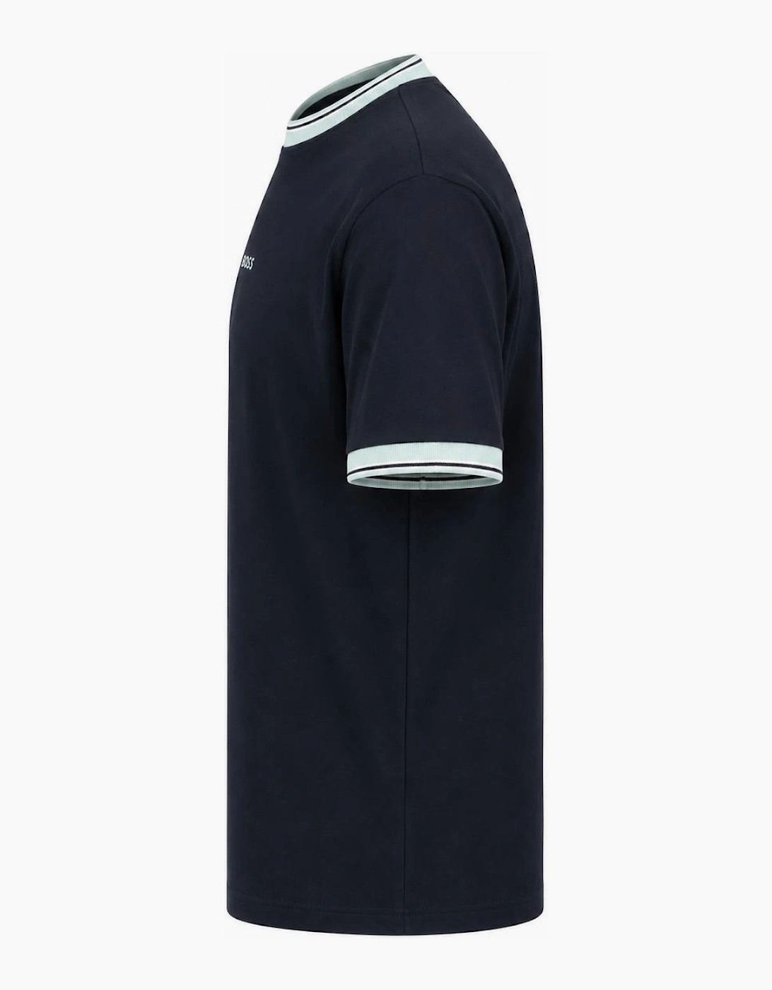 BOSS Te Blocks Tipped T-Shirt Dark Navy