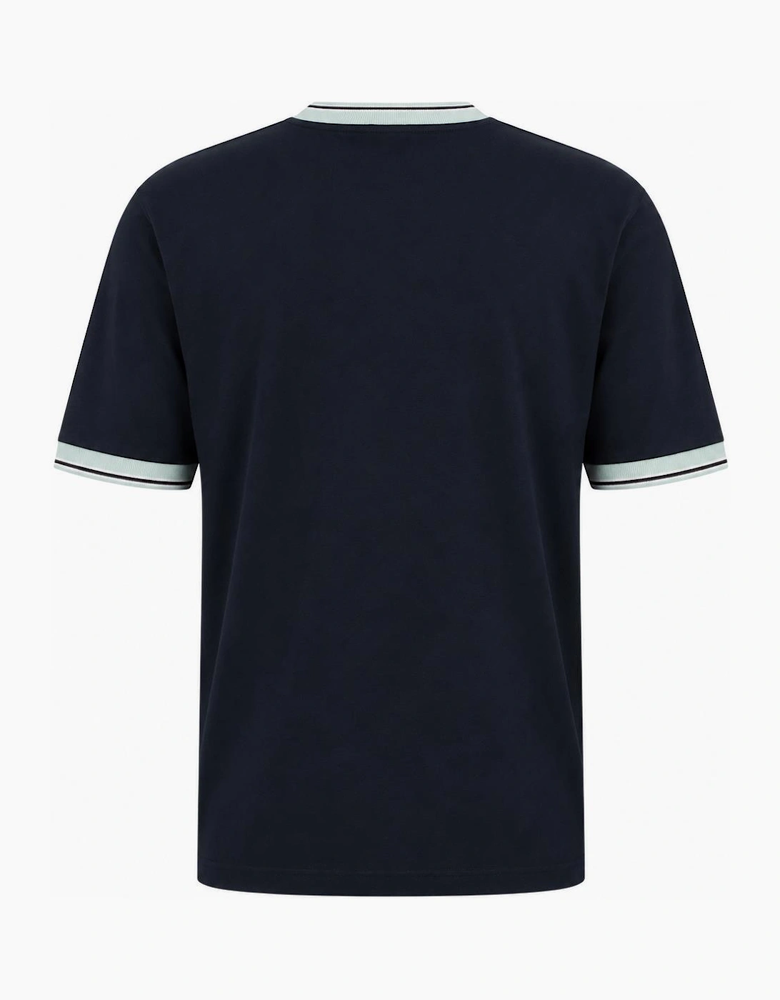 BOSS Te Blocks Tipped T-Shirt Dark Navy