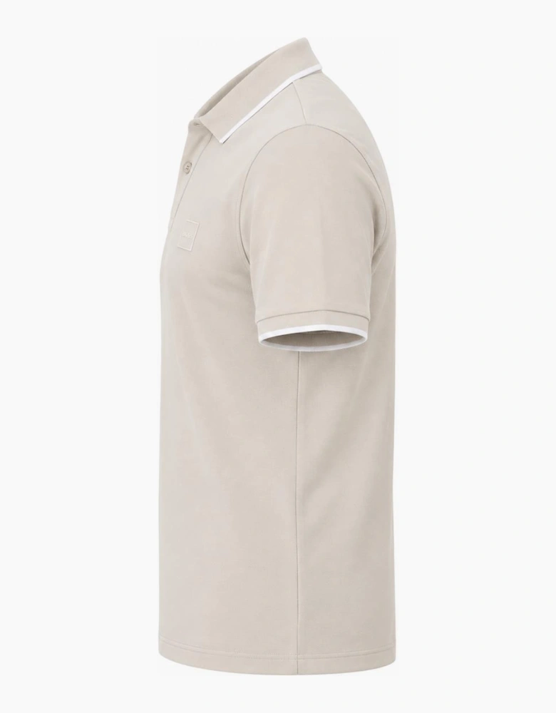 BOSS Slim Fit Passertip Polo Shirt Open Grey