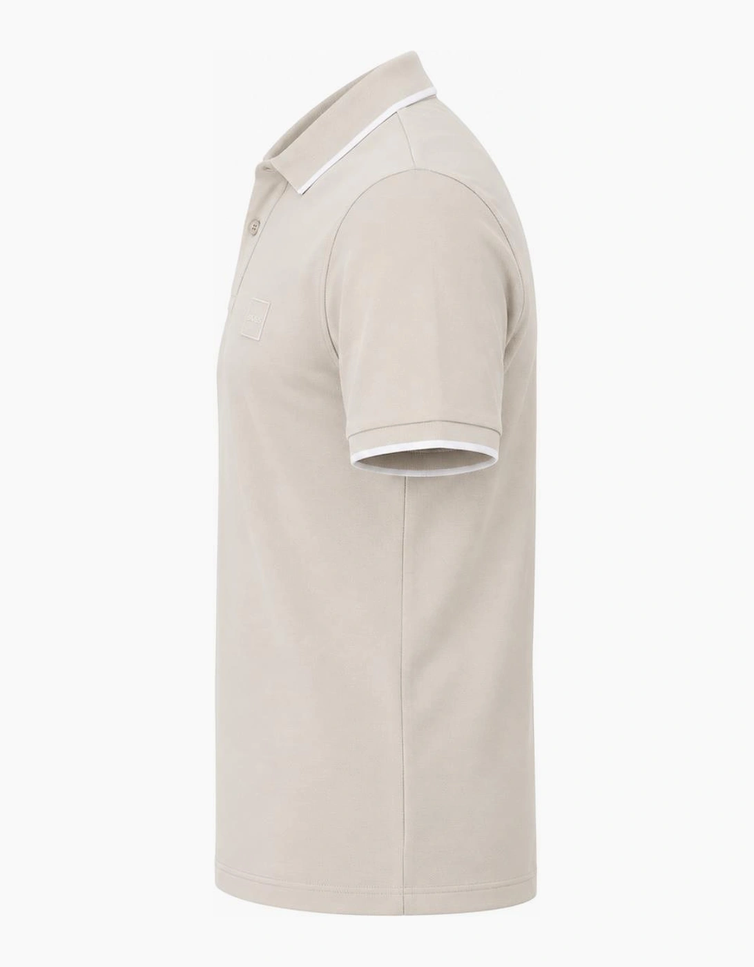 BOSS Slim Fit Passertip Polo Shirt Open Grey