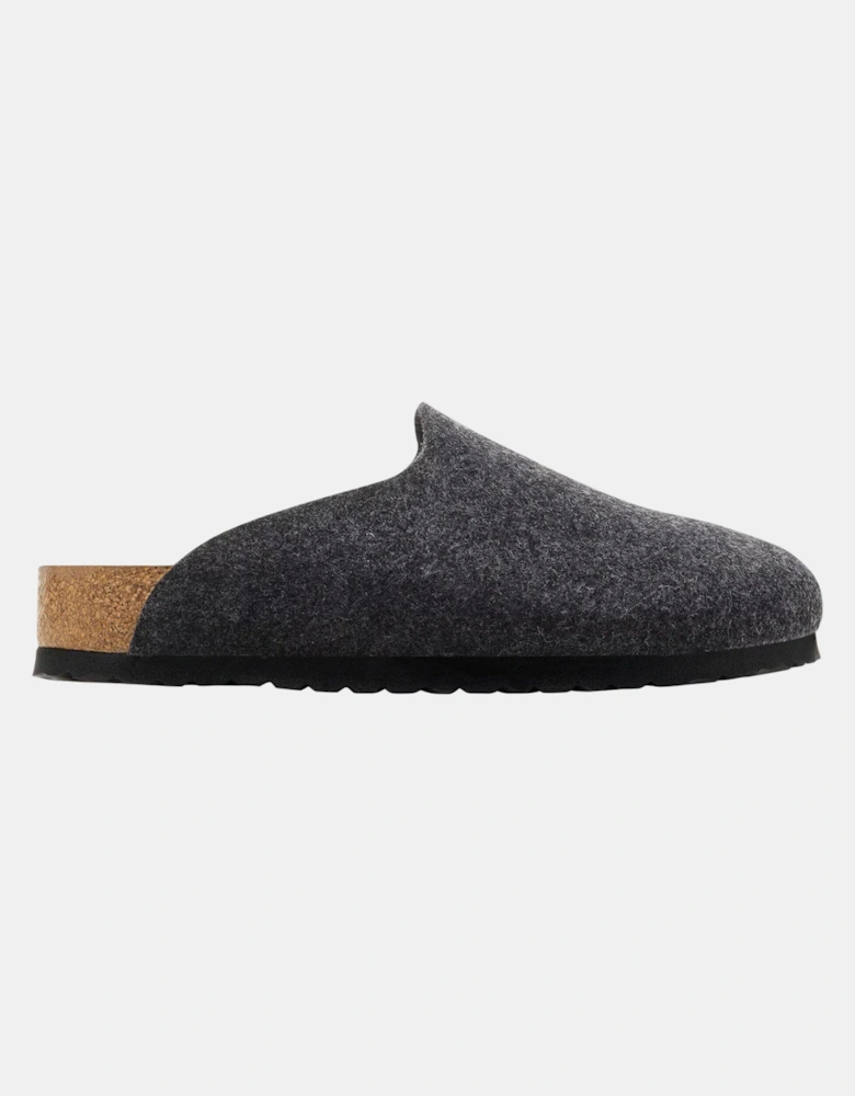 Birkenstock Amsterdam Wrapped Dip Felt Womens Slippers - Anthracite
