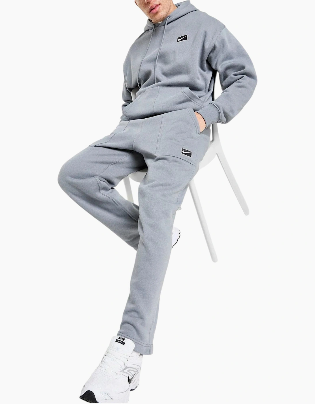 Nike Mens Street Tracksuit Fleece Overhead Hoodie Jogger Sportswear