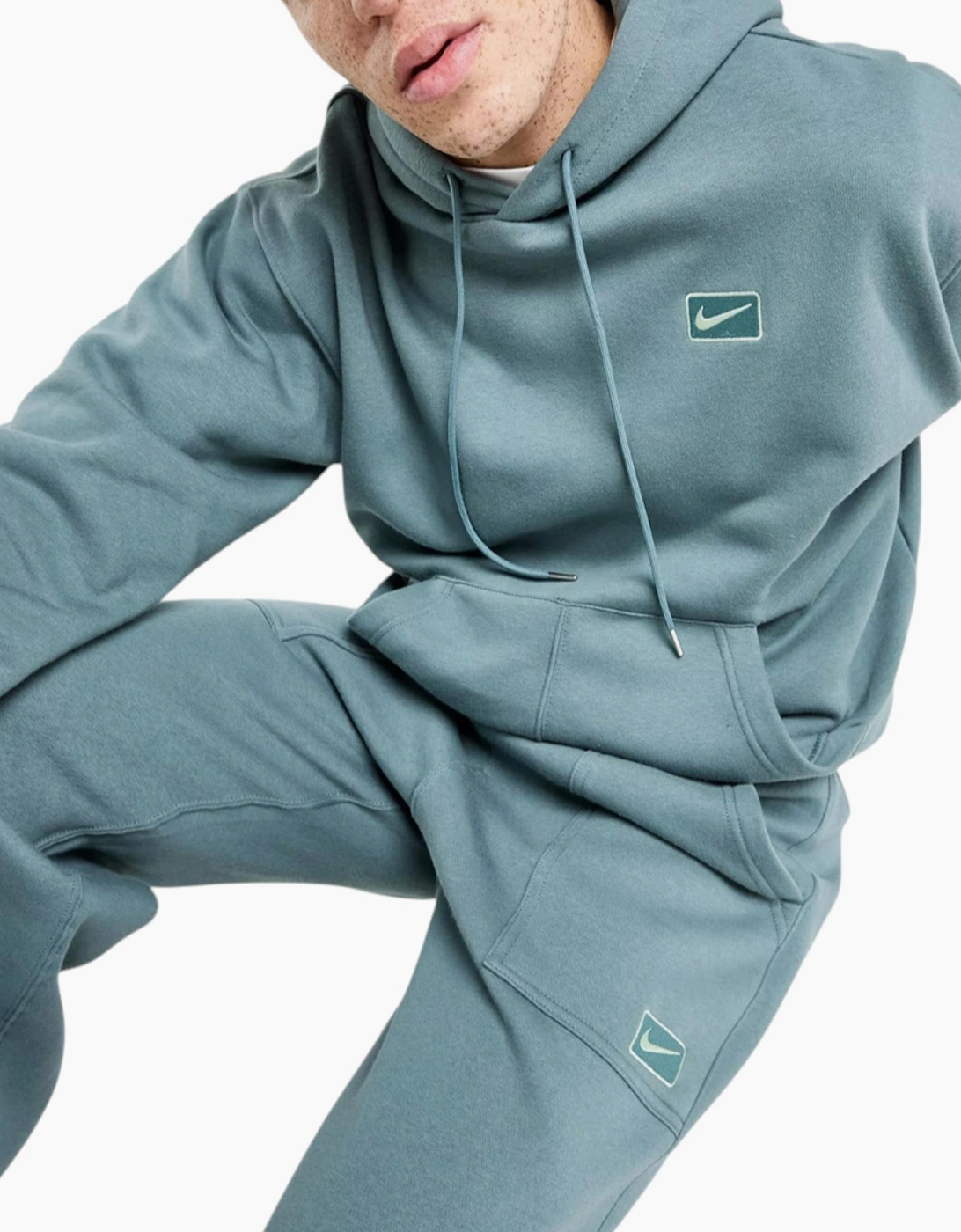 Nike Mens Street Tracksuit Fleece Overhead Hoodie Jogger Sportswear