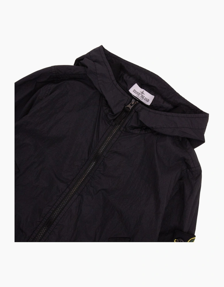 Stone Island Junior 4100003 Crinkle Reps Jacket Black V0029