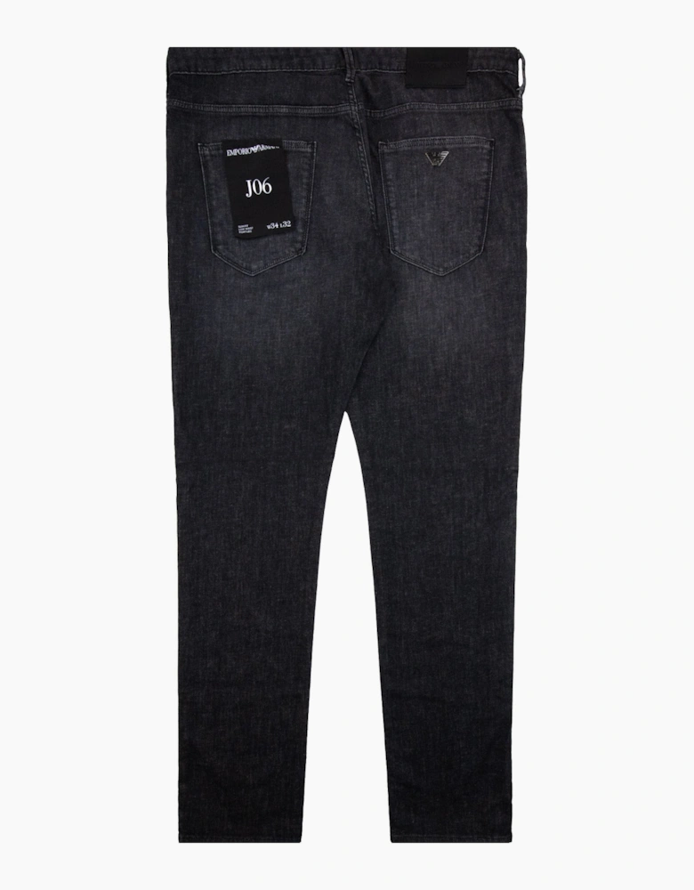Emporio Armani J06 Slim Fit Low Waist Tight Leg Jeans Medium Grey