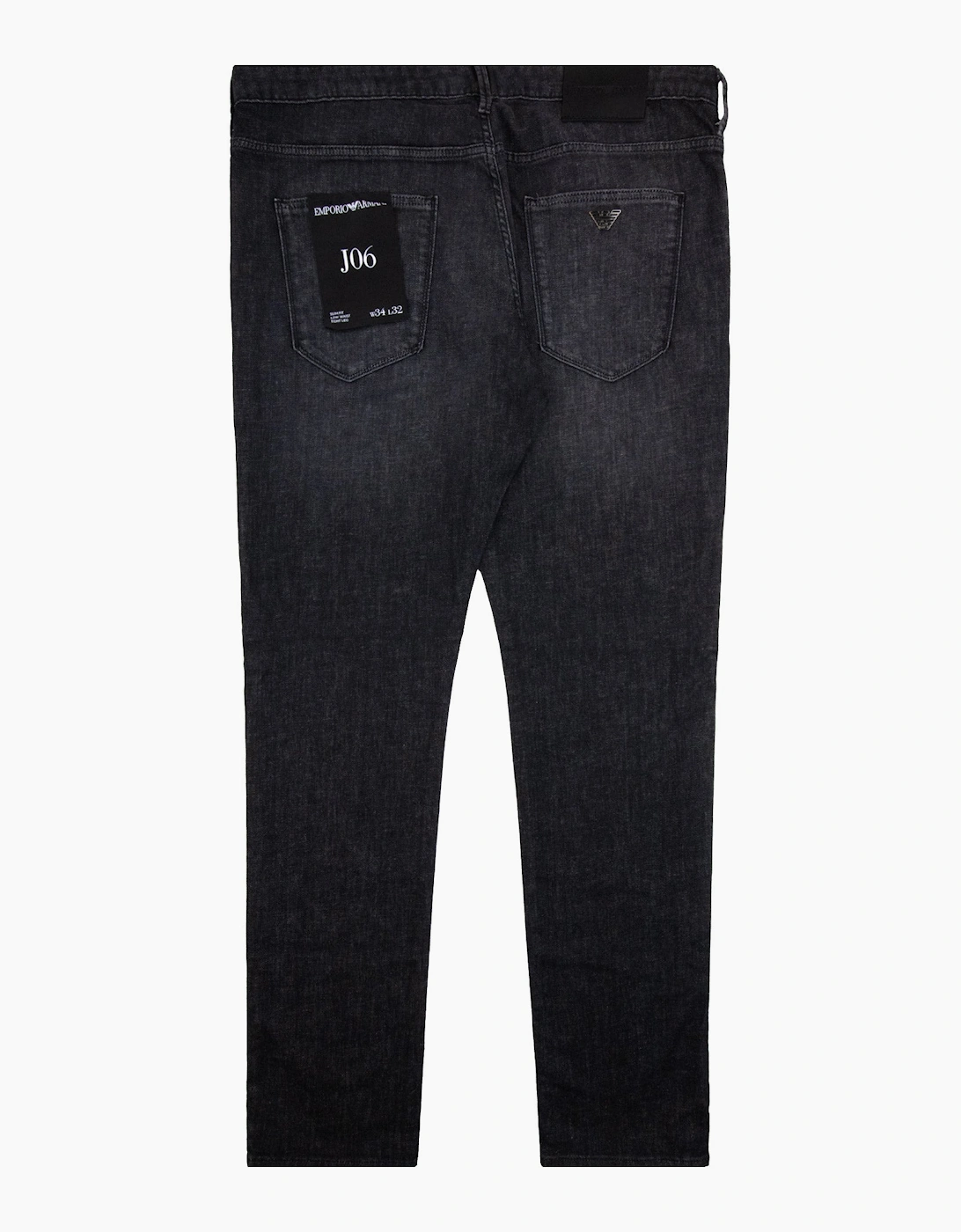 Emporio Armani J06 Slim Fit Low Waist Tight Leg Jeans Medium Grey
