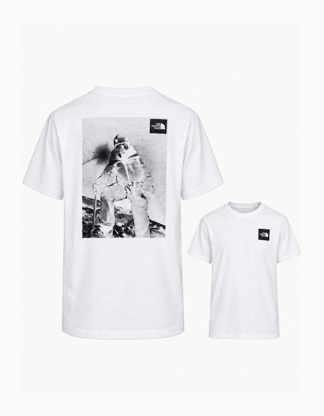 The North Face Mens Expedition Photo Relaxed T Shirt in White