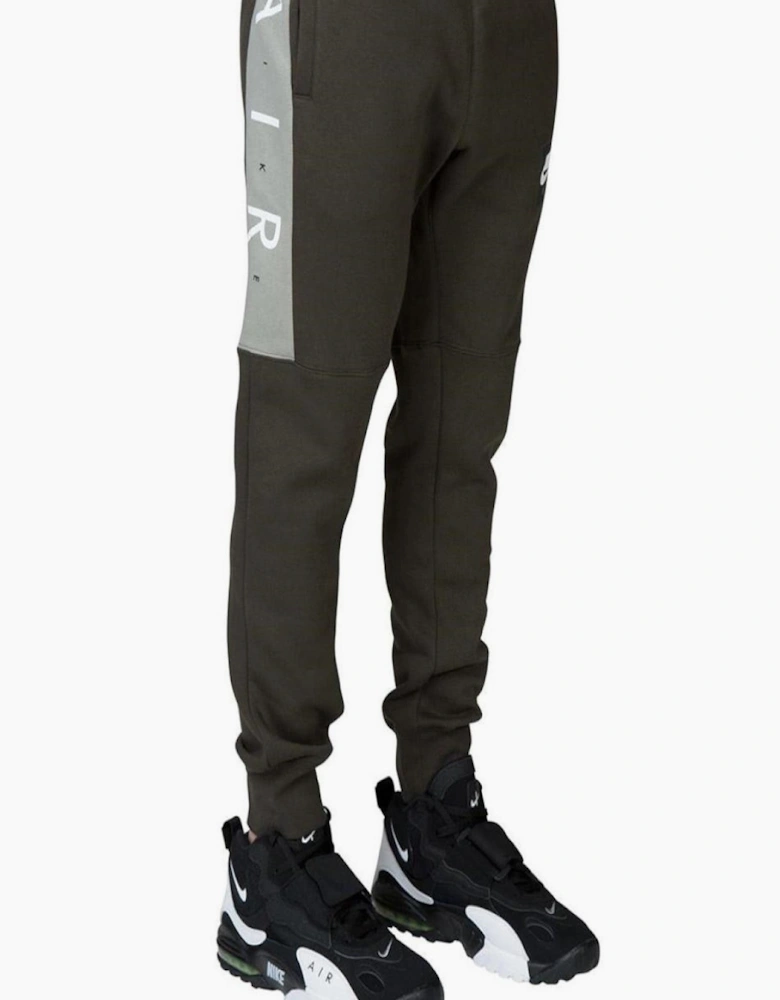 Nike Mens Air Zip Through Tracksuit Full Set in Olive Green
