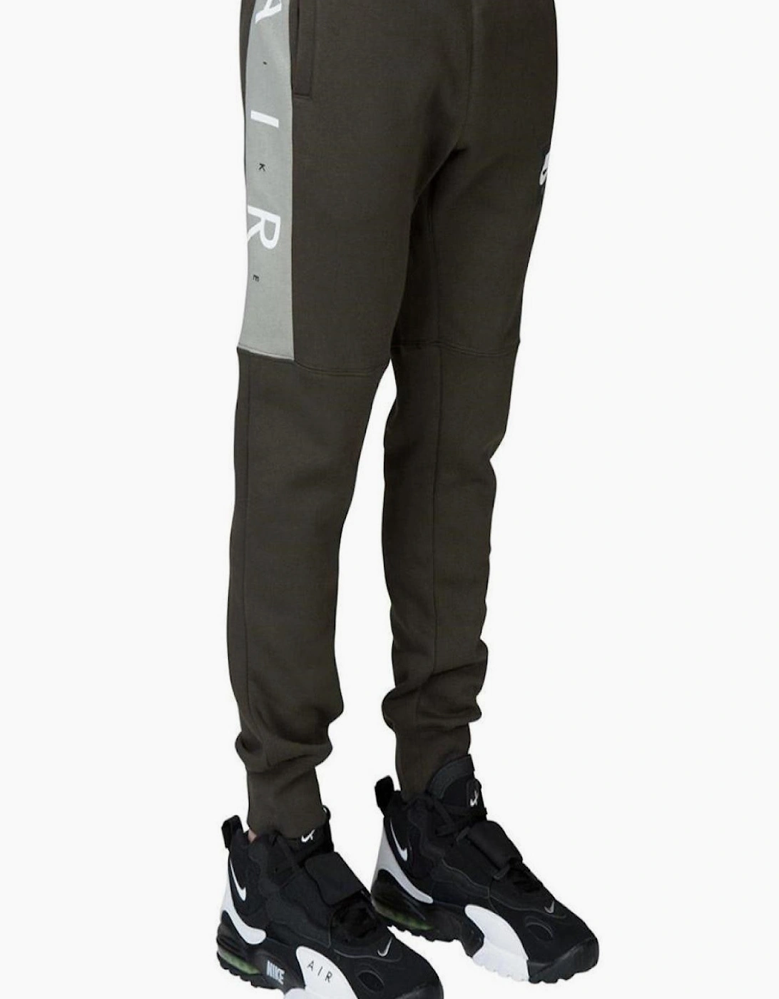 Nike Mens Air Zip Through Tracksuit Full Set in Olive Green