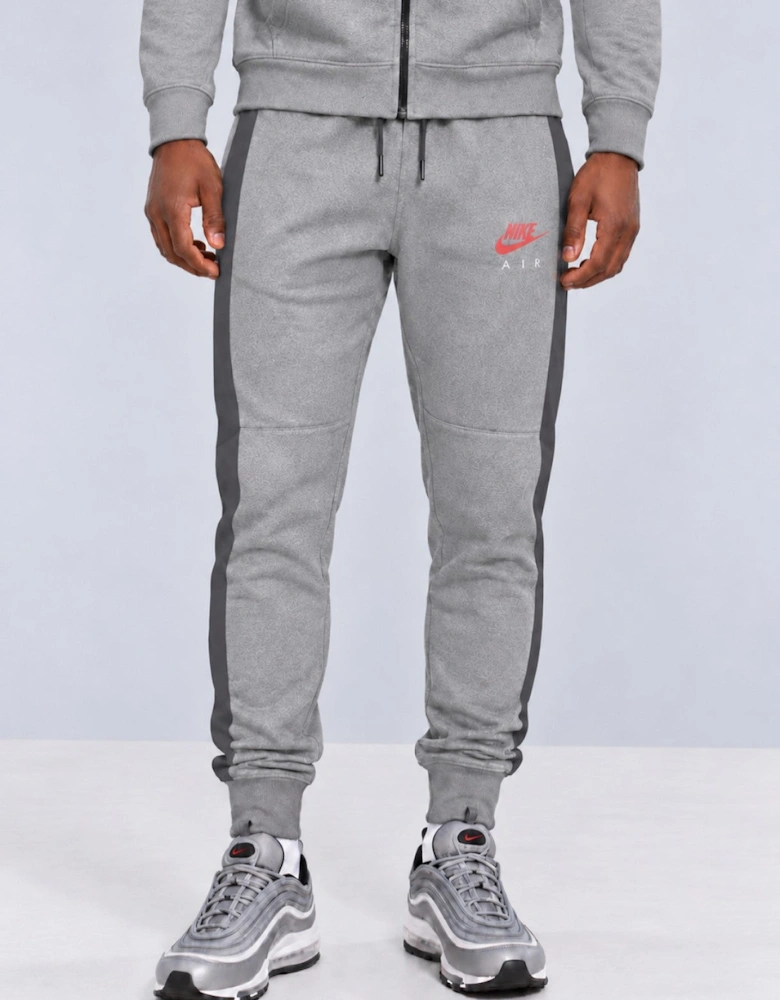 Nike Air Mens NSW Fleece Tracksuit Full Set in Grey
